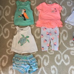 Baby girl spring/summer clothing lot